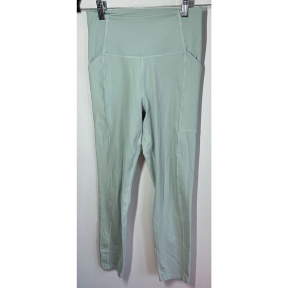 Girlfriend Collective Womens Leggings Small Mint Green Pockets Athleisure Yoga - Picture 1 of 11